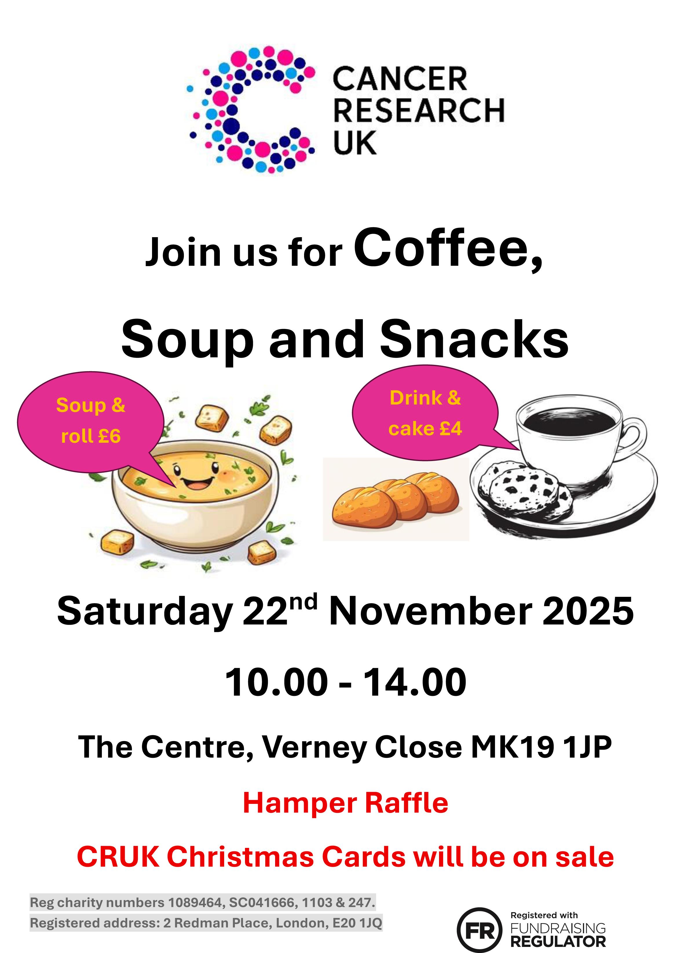 Soup Lunch Event Nov 25